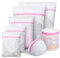 7 bolsas de lavandería para lavadora Laundry Bag para artículos delicados, sujetador, blusa, ropa interior, zapatos, ropa de bebé, etc (rosa, 1XL,2L,2M,2BH)