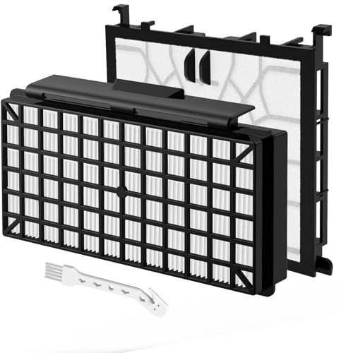 Ersatzfilter Zubehör für Siemens Staubsauger Q5.0 extreme silencePower VSQ5X1230, 1 Filter + 1 Motorfilter Kompatibel mit Siemens Bodenstaubsauger VZ154HFB / VZ02MSF / VSQ5X12M1