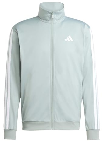 adidas Men's 3 Stripes Tricot Regular Track TOP, Wonder Sage, M