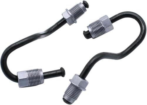 GEARLEADER 2PCS Brake Hose Rear Side 1K0611763E 1K0611763F Right Left Brake Caliper for VW Golf Mk5 Mk6 Audi A3 TT Touran Golf 5 Golf 6 Passat B6
