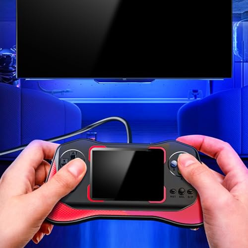 ZJchao Console di Gioco Portatile, Dispositivo di Gioco Portatile retrò con 500 Giochi Classici, Schermo HD da 3,5 Pollici, Batteria Ricaricabile, Regalo per Bambini e Adulti (rosso)