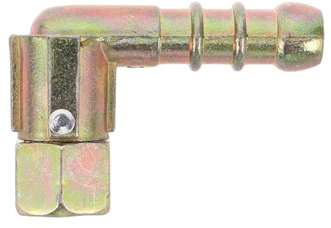 UKCOCO Gas Cooker Tube Fitting: 1/2 Inch Elbow Adapters Threaded Inlet Joints - Anti-Leakage Flexible Gas Connector For Kitchen Stoves
