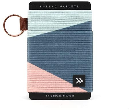 Thread Wallets â€“ schmale, minimalistische börse â€“ Fronttasche mit Kreditkartenfach, Feine Linie (Mehrfarbig) - 43213-61735