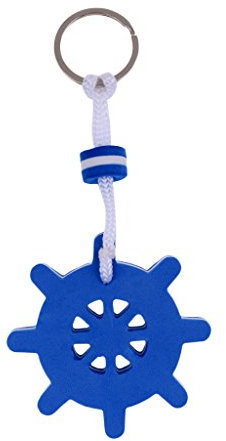 Porte Clé Flottants Clé Clef Bouée Ancre Volant Bateau Accessoire Sport Nautique - Blue