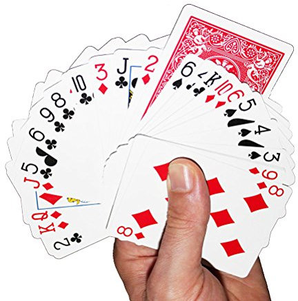 VORCOOL Invisible Deck Spielkarten Fahrrad Standard Card Deck (zufällige Farbe)