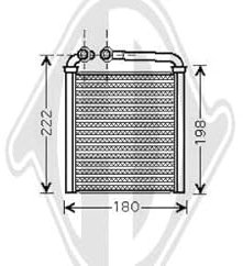 Diederichs DCM1253 radiatore riscaldamento