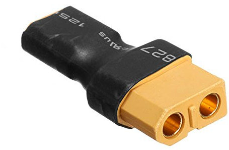 ikarex-shop Adapterkabel XT60 Buchse auf XT30 Stecker RC Adapter Verbindung Goldstecker 3,5 mm auf 2 mm