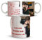 Taza de San Valentín Personalizada con Foto. Regalos Originales Para Hombre. Regalo Mujer San Vlentin. Regalos Para Mi Novio. Regalos Especiales para tu Pareja. Valentines. Prenda Dia Dos Namorados.