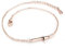Kim Johanson Edelstahl Damen Fußkettchen *22 Styles* in Roségold mit einem starken Karabinerverschluss inkl. Schmuckbeutel (Cross)