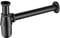 Ibergrif, ‎M20505B Sifón Universal para Fregadero 1-1/4 pulgadas x 32 mm, Sifón Antiolor Regulable en Altura, Desagüe Metálico, Impermeable, Negro