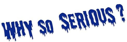 Decus why so serious Large L 0361 (blau) // Sticker OEM JDM Style Aufkleber
