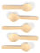 Ejoyous Cucchiaino di Legno Piccolo, Posate Monouso in Legno Cucchiaini Bamboo, 100 Pezzi Piccole Posate in Legno Finger Food Cucchiaio Monoporzione
