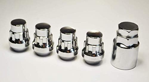 BIMECC 4 x M14 x 2.0, Locking Alloy Wheel Nuts, Suitable for Ford Transit (Zinc)