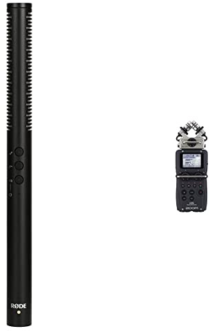 Zoom H5 Handy Recorder & Rode NTG4+ Condenser Shotgun Microphone