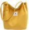 oukesin Bolso de Lona para Mujer Bolso de Hombro de Gran Capacidad Turismo Informal,Amarillo