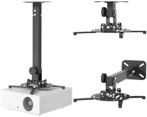 JOY worker Universal Projector Ceiling Mount, Adjustable Wall Mount Holder