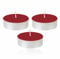 16pc Tea Lights Candle Scented Long Lasting Burning Sparkling Wax 3.5 Hour Burn Time 4cm X 1.5cm Decorative Accessory for Christmas Spa Home Déco (Apple and Cinnamon)