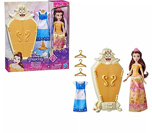 Disney F26325L00 Principessa Belle Bambola e Guardaroba