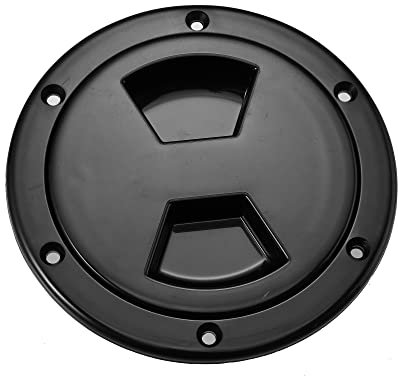 X AUTOHAUX 4 Boat Inspection Deck Plate Hatch Marine Hatch Deck Plate Black