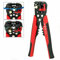 3 in 1 Automatic Wire Stripper, Wire Cutter Electrical Terminal Crimper for Wire Stripping, Cutting, Crimping 10-22 AWG (0.5-6.0mm²) (Red)