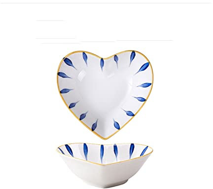 Sudemota Teller Schalen Binaurale Suppenschüssel, Keramik-Suppenschüssel mit Doppelgriffen, anwendbar for Zwiebelsuppe, Müsli, Pot Pies, Eintopf