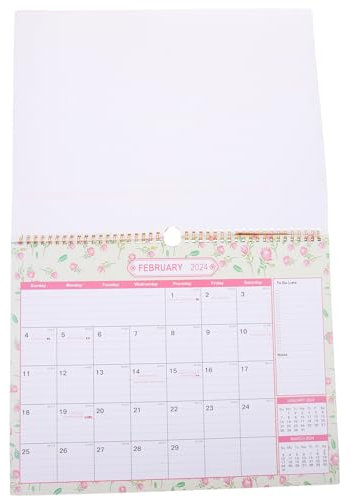 STOBOK Terminkalender Zeitplan Kalender 18-monats-kalender Monatskalender Zum Aufhängen Monatskalender 2024–2025 Akademischer Kalender 2024 Papier Haushalt Zeitpläne Partnersuche