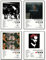 Playboi Carti Albumcover, signiert, limitierte Poster, Druck, Rapper, Musikposter, Leinwand, Wandkunst, Raumkunst, ästhetisches Set mit 4 Stück, für Teenager und Mädchen, Wohnheim-Dekoration, 20,3 x