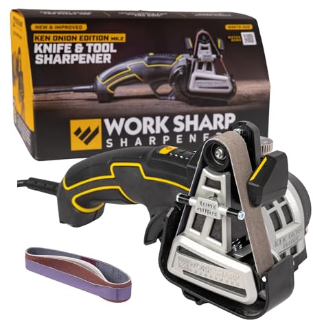 Work Sharp Ken Onion Knife Sharpener Tool - Adjustable Knife Sharpening System - For Knives, Scissors, Serrated Blades, & Tools