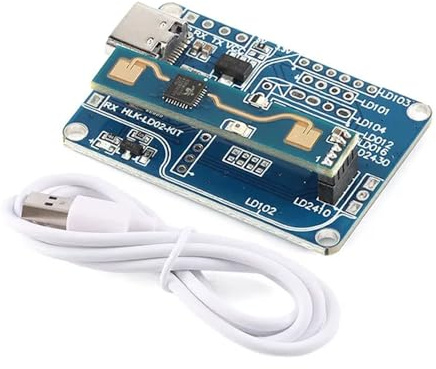 RAKSTORE HLK-LD2410B LD2410B Testset, 24 GHz, 5 V, hohe Empfindlichkeit, menschliche Anwesenheit, Status-Sensor, Radar, Herzschlag-Erkennung, Sensor-Modul