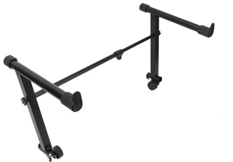 Keyboard Stand Extension Adapter, 42‑75cm Adjustment Range Electric Digital Piano Stand, Portable 2 Tier Doubled Keyboard Stand, for Most Popular Electronic Keyboards