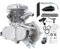 H-YEEU 2 Temps kit moteur vélo 50cc Gaz Moteur Kit de Conversion de Vélo Argent