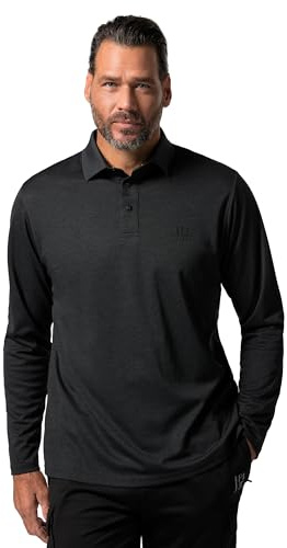 JP 1880 Jay-PI Herren Poloshirt schwarz 6XL