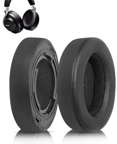 Replacement Ear Cushions for Shure AONIC 50 AONIC 40 SRH1540 Headset, Professional Protein Leather Earpad Cover, Memory Foam Highly Resilient Earpads
