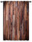 ggaimwf Cortina rústica de Madera para Ventana Textura de Madera Cortina Retro Marrón Decoración de Granja Sala de Estar Temática campestre Vaquero Cortina divisoria Interior 132x214cm, 1 Panel