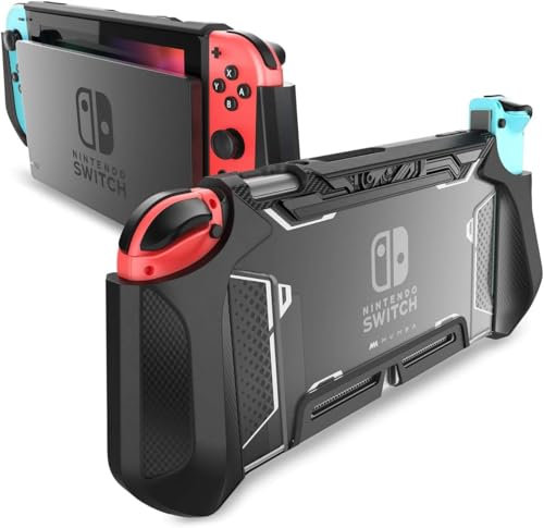 Mumba Cover per Nintendo Switch 2 2025 Compatibile con la Base, [Serie Blade] Custodia Protettiva con Impugnatura in TPU, Accessori Compatibili con Switch 2 (Nero)
