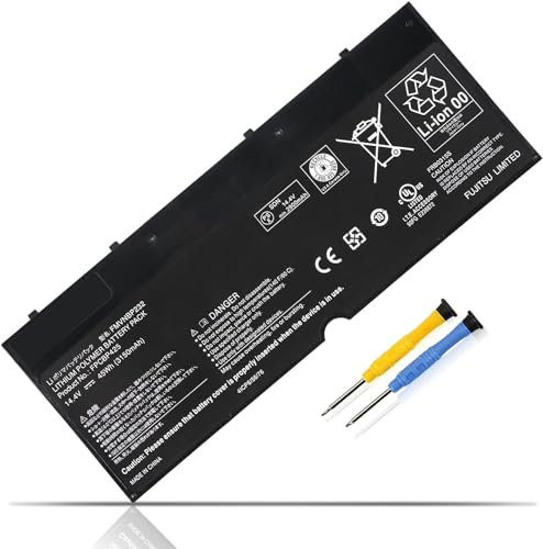 14,4 V, 45 Wh, 3150 mAh/4-Cell FPCBP425 Laptop-Akku, kompatibel mit Fujitsu LifeBook T904 T935 T936 U745 2-in-1 Ultrabook VFY i7-5600u i5-5200u