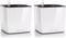 Lechuza Cube Glossy 16 weiß-highgloss 13520 (Packung mit 2)