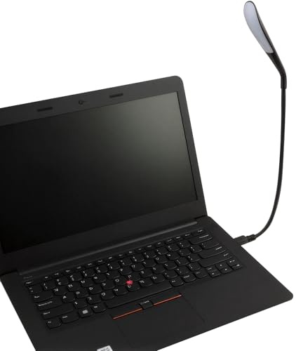 Lampada LED USB Dimmerabile per PC Portatile e Tastiera, Collo D’Oca Flessibile con 14 Perline LED, Illuminazione Regolabile a 3 Livelli, Leggera e Portatile [Classe di Efficienza Energetica A]