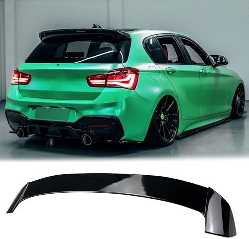 MUTUSAISI Aileron becquet Spoiler pour BMW Serie 1 F20 F21 2012-2019 114d/ 114i/ 116d/ 116i/ 118d/ 118i/ 120d/ 120i/ 125d/ 125i/ M135i/ M140i Noir Brillant de Coffre de Toit Hayon Arrière Accessoires