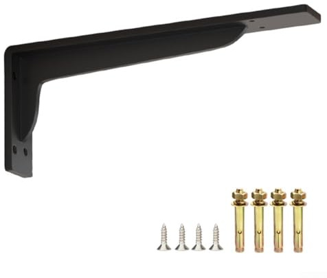 Robuste Dreieck-Halterung für Wandstütze, stabiles Regal-Montagezubehör für den Innen- und Außenbereich (15,2 cm)