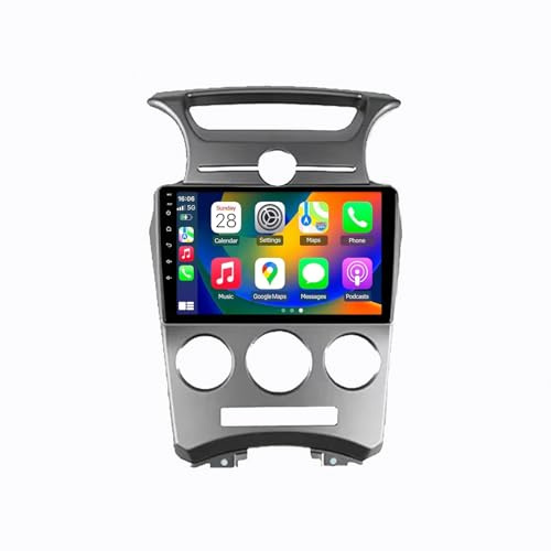 Car Radio per Kia Carens 2006-2012 Android 15 9 Pollici Auto Tablet Stereo con Bt Fm Wifi Dual Usb Per, 4 Core 2G+64G