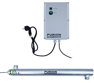 Purion 2501 UV Anlage Wasserdesinfektion Poolreiniger Wasserklärer (Purion 2501 Edelstahl)