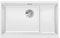 BLANCO SUBLINE 700-U Level – Évier de Cuisine Sous Plan en Granit pour Meubles Bas de 80 cm de Large – SILGRANIT – Blanc – 523456