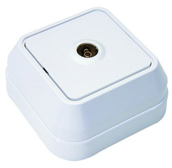 Toma de Antena de Paso Superficie Makel IP20 45107