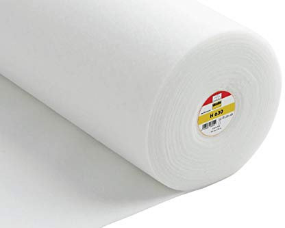 Vlieseline H630 Vliesstoff, zum Aufbügeln, 10 m x 90 cm, Weiß