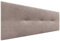 DHOME Cabecero de Polipiel o Tela AQUALINE Pro cabeceros Cabezal tapizado Cama Lujo (Tela Tierra, 160cm (Camas 150/160))