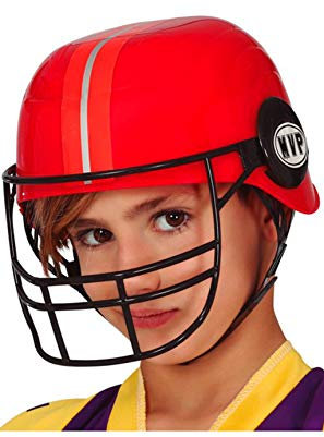 FIESTAS GUIRCA, S.L. Casco Rugby Rosso Bambini