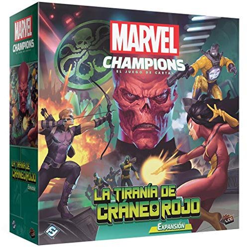 Fantasy Flight Games Marvel Champions, Die Tyrannei des roten Schädels, Kartenspiel auf Spanisch