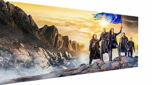 Magic Canvas Art - Bilder Serie Star Trek Discovery Leinwandbild 1- teilig Hochwertiger Kunstdruck modern Wandbilder Wanddekoration Design Wand Bild – P5175, Größe: 40 x 30 cm