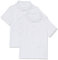 Amazon Essentials Jungen Kurzärmlige Active Performance Poloshirts, 2er-Pack, Weiß, 11-12 Jahre